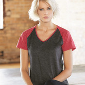 Women’s Triblend Colorblocked Raglan T-Shirt