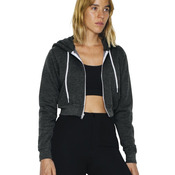 Women's Flex Fleece Crop Zip Hoodie