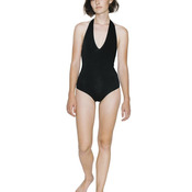 Women's Cotton Spandex Halter Bodysuit
