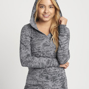 Women's Burnout Hooded Pullover