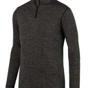 Youth Intensify Black Heather Quarter-Zip Pullover