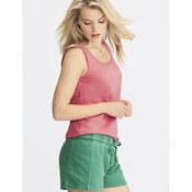 Garment-Dyed Women's French Terry Shorts