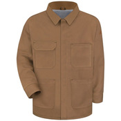 Brown Duck Lineman's Coat - EXCEL FR® ComforTouch® - Long Sizes