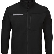 Zip Front Fleece Jacket-Cotton /Spandex Blend - Tall Sizes